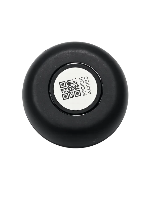 Rastreador GPS TAG, vista inferior con QR